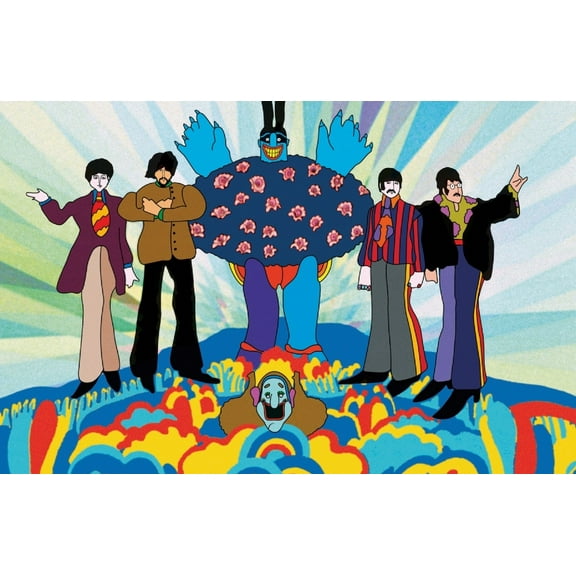 Beatles Yellow Submarine 24x36 inch Rolled Poster