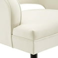 thumbnail image 5 of Traipse Button Tufted Open Back Performance Velvet Armchair, 5 of 7