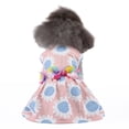 thumbnail image 5 of Desiderio Color estampado de flores ropa para perros ropa para perros ropa para perros verano, 5 of 5