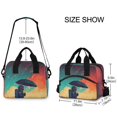 thumbnail image 2 of FORMRS Reusable Lunch Bag for Work School Leakproof Insulated Cooler with Adjustable Shoulder Strap, Astronaut and Sky, 2 of 6