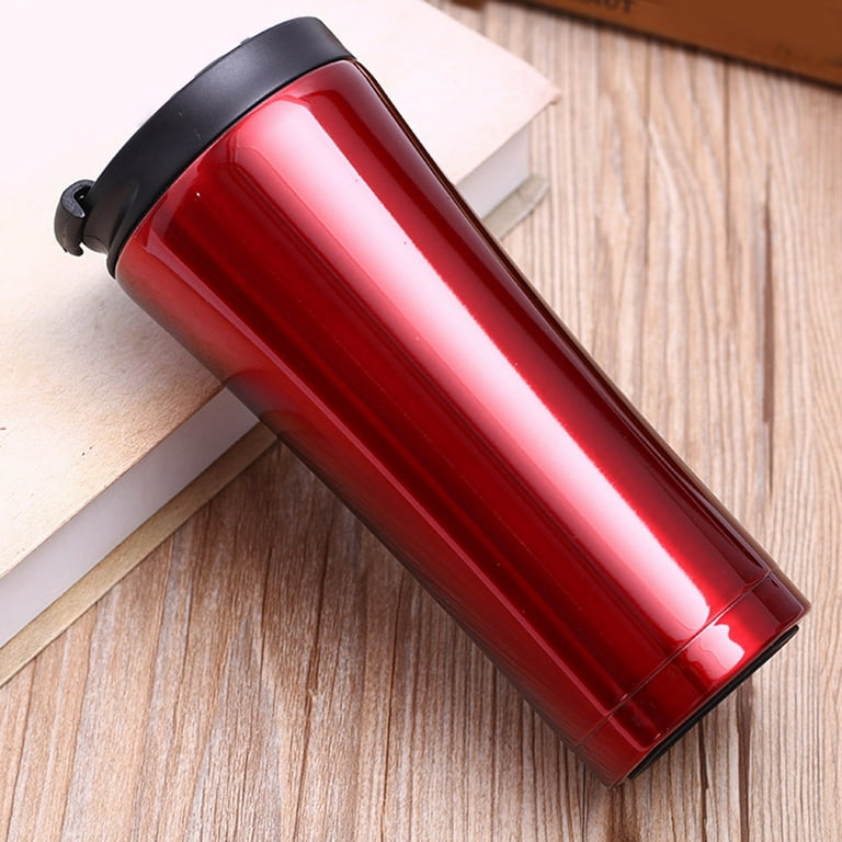 Double Layer Stainless Steel Insulated Straw Cup, Large Capacity
