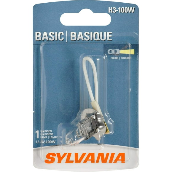 SYLVANIA - H3 100W Basic Halogen Offroad Bulb (Contains 1 Bulb)