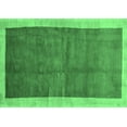 thumbnail image 1 of Ahgly Company Indoor Rectangle Abstract Emerald Green Contemporary Area Rugs, 5' x 8', 1 of 4