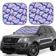thumbnail image 1 of Fotbe pinkk flower crystal Skull Juego de 2 Piezas de Parasoles para Parabrisas | Bloqueador Solar para Auto | Accesorios Plegables para Protección Solar Interior-Medium, 1 of 6