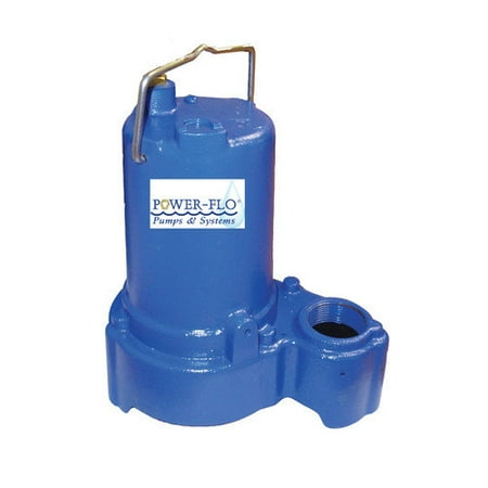Power-Flo 1/3 HP Manual Submersible Sump Effluent Pump