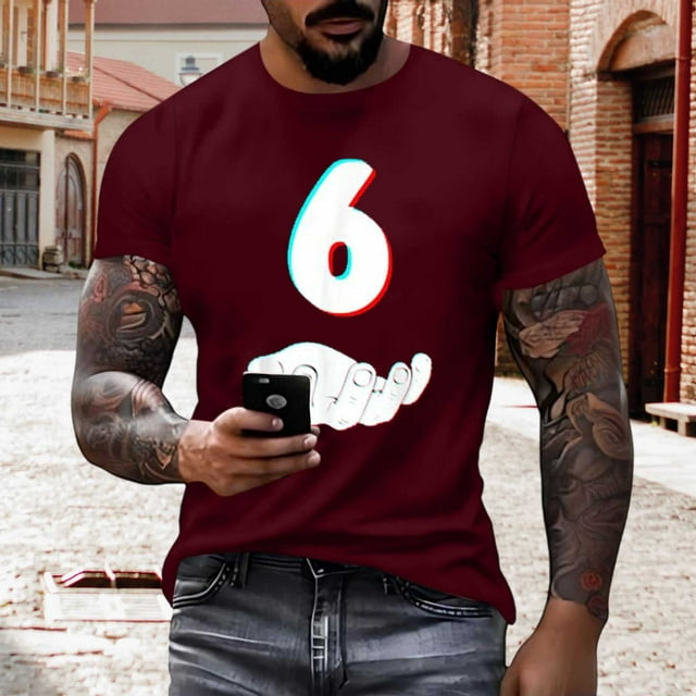 Tops para hombre, blusas y camisas de manga corta con cuello redondo para hombre, jersey informal con cuello redondo estampado para hombre, pantalones cortos deportivos para fitness, blusa de poliéste