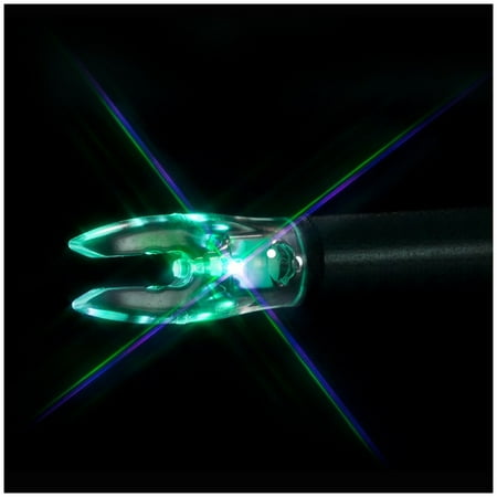 UPC: 0818322012317 | Nockturnal Universal Fit Lighted Nock  Strobing  Blue/Green