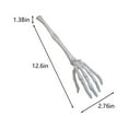 thumbnail image 3 of 2pcs Halloween Skeleton Hands Salad Tongs Spoon Halloween Skeleton Hand Skull Tong Kitchen Tableware for Home Table Decor, 3 of 5