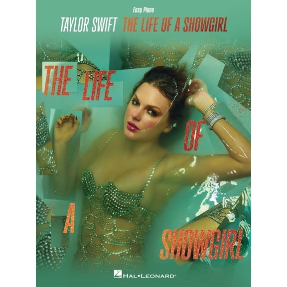 Taylor Swift - The Life of a Showgirl - Easy Piano with Lyrics Songbook, (Paperback)