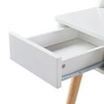 thumbnail image 5 of Teamson Home Creativo Wooden Writing Desk with Storage, White/Natural, 5 of 9