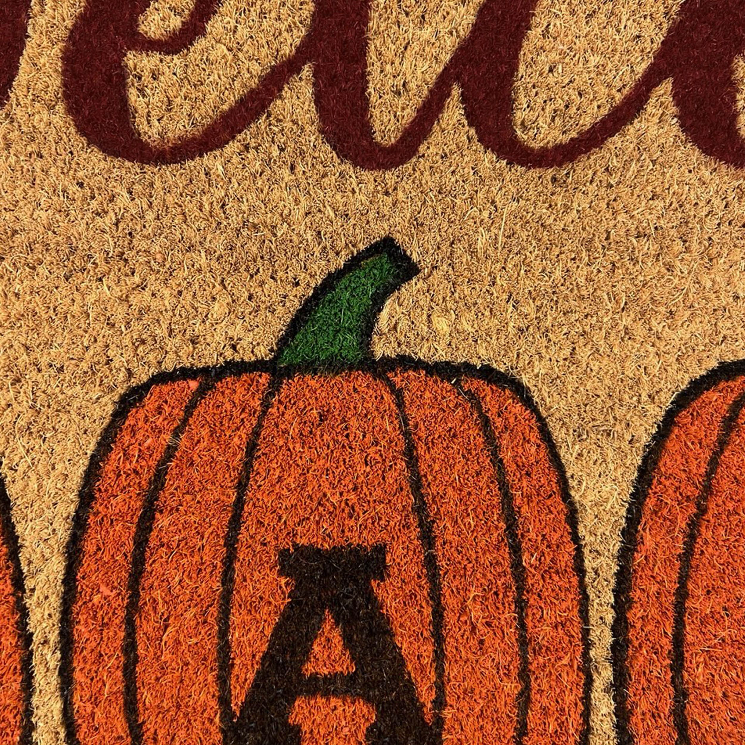 Achim Printed Coir Mat 18" x 30", Welcome Pumpkins