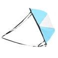 thumbnail image 3 of Viccilley Wind Sail Poliéster Tafetán Vela de sotavento Plegable Duradera para Kayaks, canoas, Botes inflables, Tabla de Remo de 42 Pulgadas, fácil instalación y despliegue rápido(Blue), 3 of 5