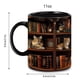 thumbnail image 3 of Aparatos de cocina, Accesorios de cocina, Utensilios de cocina, Utensilios de cocina Taza de café con estantería de 11 oz Taza de cerámica, 3 of 6