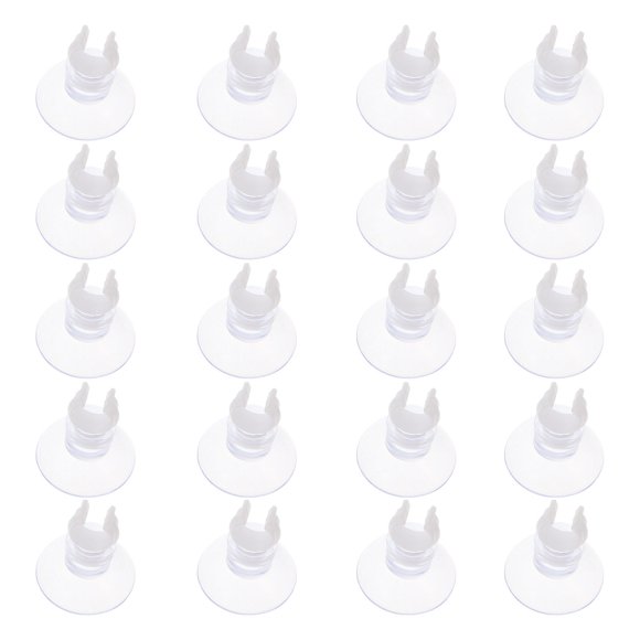 YSNOOWE 20Ud Accesorios De Clip Succión Para Manguera De En Pecera Material Duradero