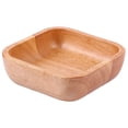 thumbnail image 2 of Cuenco de madera cuadrado Pasta Frutas Cereales Aperitivos Fideos de arroz Cuenco para servir Cocina del hogar Vajilla Vajilla Decoración de Los 215cm Baoblaze Tazón de servir, 2 of 8