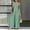 Green, variant on Womens Fashion Summer Solid Casual Sleeveless Suspender Long Jumpsuit