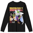 thumbnail image 4 of Dragon Ball Z Floating Piccolo Crew Neck Long Sleeve Women's Black Tee-Large, 4 of 7