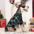 thumbnail image 5 of Pijama XPUDAC para perros pequeños y gatos, XL, rojo y verde caqui, 5 of 5