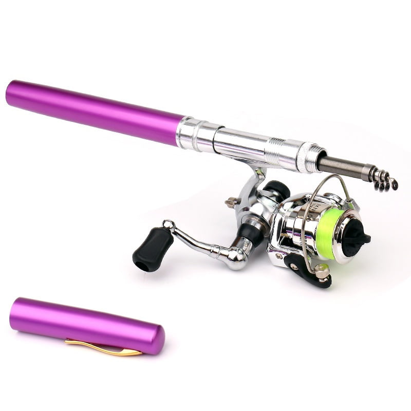 purple fishing pole