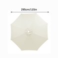 thumbnail image 2 of ufehgfjh Garden Umbrella Outdoor Stall Umbrella Beach Sun Umbrella Replacement Cloth 118 Inch Diameter With 8 Bones New Arrivals, 2 of 4