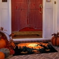 thumbnail image 5 of Tyidzon Halloween Bathroom Rug Halloween Pumpkin Theme Fall Welcome Bath Mat, Outdoor Entrance Door Mat for Home Living Bedroom Bathroom, 5 of 6