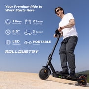 R3 Electric Scooter for Adults with 350W Motor, Max 21 Mph Speed & 21 Miles Range, Black