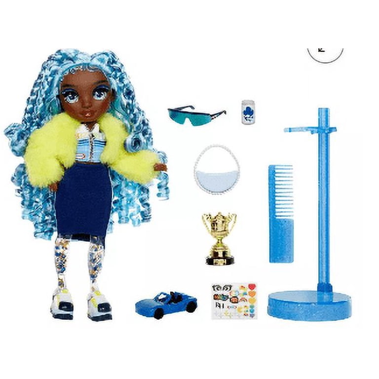 Rainbow High - Sparkle & Shine - Poupée mannequin de 27cm - Rose - Jambes avec liquide pailletés - Dès 4ans - Jeux - Jouets