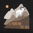 thumbnail image 3 of CafePress - Mountain Goat Women's Deluxe T Shirt - Womens Tri-blend T-Shirt, 3 of 4
