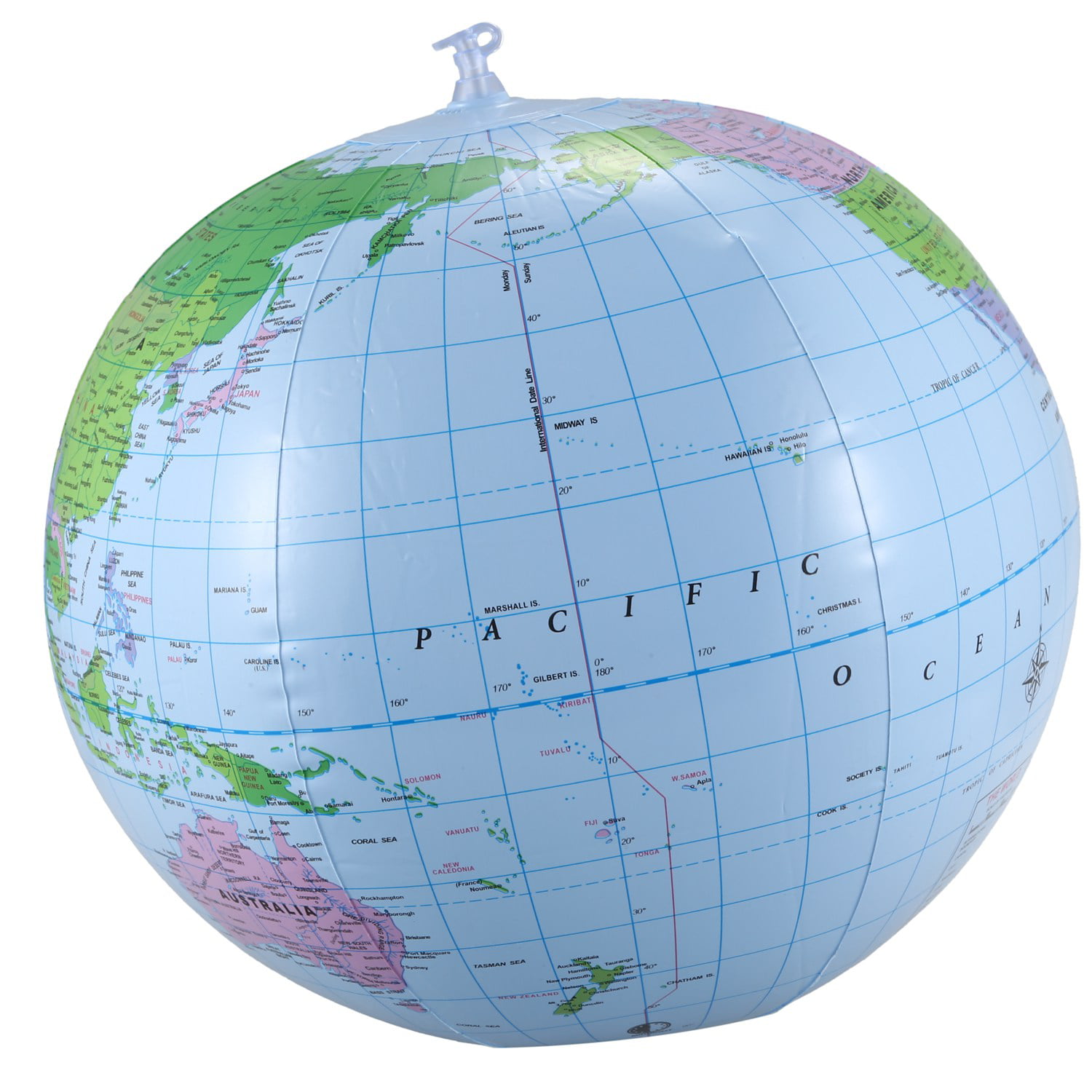 Inflatable Toy Globe Tellurion Training Geography Map Balloon Water Ball 40 C M4 for sale online 
