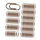 thumbnail image 4 of 100 clips de papel para notas, clips clasificados, estilo vintage, de metal, resistentes al óxido, de primera calidad. Bronce rojo, 4 of 9