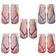 thumbnail image 1 of 5 pares de calcetines con estampado de manicura, calcetines con estampado de chanclas, calcetines con patrón 3D, calcetines informales personalizados con chanclas, calcetines tobilleros de corte, 1 of 7