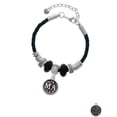 thumbnail image 2 of Delight Jewelry Silvertone Medical Assistant Caduceus Seal - MA Niece Celtic Knot Leather Bead Bracelet, 7"+2" Extender, 2 of 4