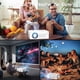 thumbnail image 4 of Proyector con WiFi y Bluetooth 5.2, compatible con Android 4K 1080P con HDMI para Cine en Casa, Copa del Mundo, Dormitorio y Exteriores, 4 of 7
