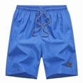 thumbnail image 7 of Admvng Mens Shorts Elastic Waist Drawstring Casual Summer Running Shorts with Pockets, 7 of 7
