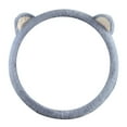 thumbnail image 1 of Funda para volante. Funda protectora de invierno para volante con orejas de gato. Mide 39 cm / 15,3 pulgadas, 1 of 3