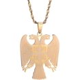 thumbnail image 1 of HAHDAXIA Pendentif Aigle République de Serbie Colliers pour Femmes Bijoux Serbe, 1 of 3