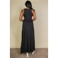 thumbnail image 4 of Plunge Neck Thigh Split Dress, 4 of 10