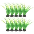 thumbnail image 6 of LEORX 10Pcs Realistic Grass-like Aquarium Decor Ornaments for Fish Tank Accessories 3.9x1.2in, 6 of 8