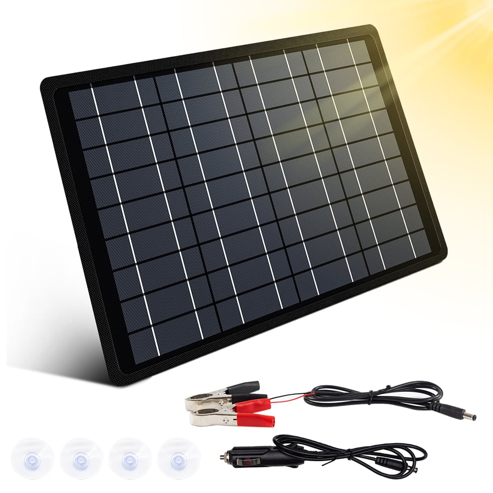 Solarera 10 Watts Solar Panel, High-efficiency Solar Charger Waterproof 