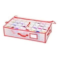 thumbnail image 6 of Christmas Ornament Storage Box, Holiday Storage Containers with 64 Christmas Storage Christmas Decoration Foldable Christmas Storage, 6 of 9