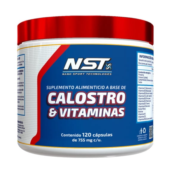 Calostro Bovino con Vitaminas Advance Labs 120 Cápsulas 755mg
