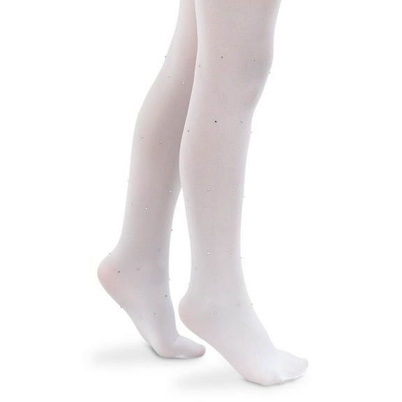 Jefferies Socks Girls Diamond Pearl Nylon Tights 1 Pack