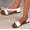 White, variant on Tbopshirt Summer Sandals Flat Fish Mouth Women's Sandals Solid Color Open Toe Sandals Womens Sandals