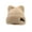 Khaki, variant on Cat Ear Plush Knit Beanie for Women, Warm Winter Cap with Embroidery, Stretchy Fit for All Head Sizes and Face Types, Perfect Gift for Cat Lovers,Red