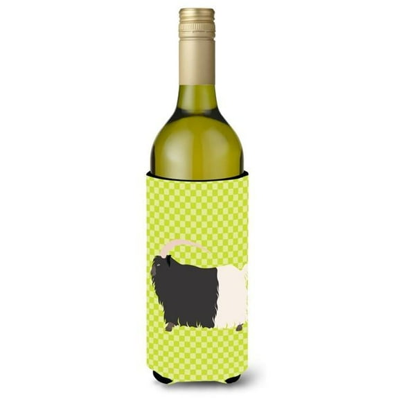 Welsh Black-Necked Goat Green Wine Bottle Beverge Insulator Hugger