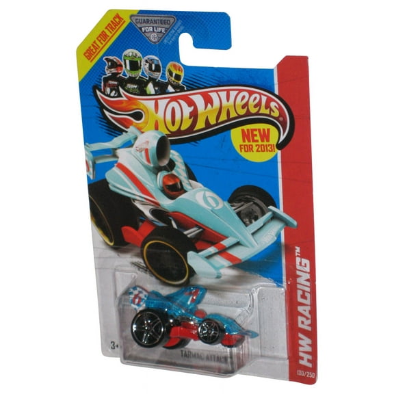 Hot Wheels HW Racing (2013) Blue & Red Tarmac Attack Toy Car 130/250