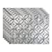 thumbnail image 3 of FASÃ„DE Rings Decorative Vinyl 18in x 24in Backsplash Panel in Crosshatch Silver (5 Pack), 3 of 15
