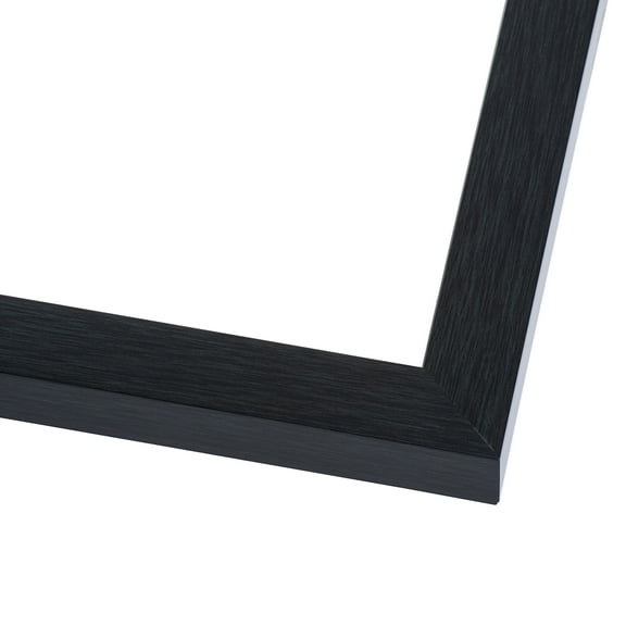 10x24 Classic Modern Grey Picture Frame - UV Acrylic, Foam Board Backing, Hanging Hardware