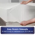 thumbnail image 5 of Mattress Protector Cover with Zippered Bed Bug Blocker-Twin, 5 of 8