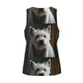 thumbnail image 5 of Fotbe Dog Wrapped in Towel 1 Pattern Men's Quick Dry Workout Tank Top Gym Muscle Tee Fitness Bodybuilding Sleeveless T Shirt Breathable Workout Shirt-XX-Large, 5 of 9